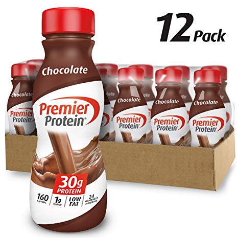 Premier Protein 30g Protein Shake, Chocolate, 11.5 fl oz Shake, (12 Count)