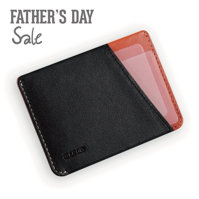 Father's Day Sale , Ikepod [Minimalist mens slim card holder ] Micro Slim Card Wallet | Full -grain Italian Genuine Leather | [RFID Blocking and Slim Stitching !]