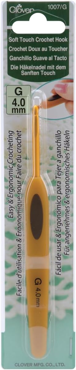 Clover Soft Touch Crochet Hook Size G