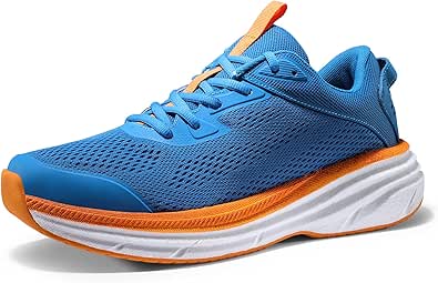 NORTIV 8 Men's Running Walking Tennis Shoes FlexLife Comfortable Cushioning Non-Slip Breathable Athletic Gym Workout Cross Trainer Jogging Sneakers