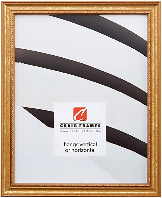 Craig Frames 314GD 14 x 20-Inch Picture Frame, Ornate Finish, 0.75-Inch Wide, Ornate Gold