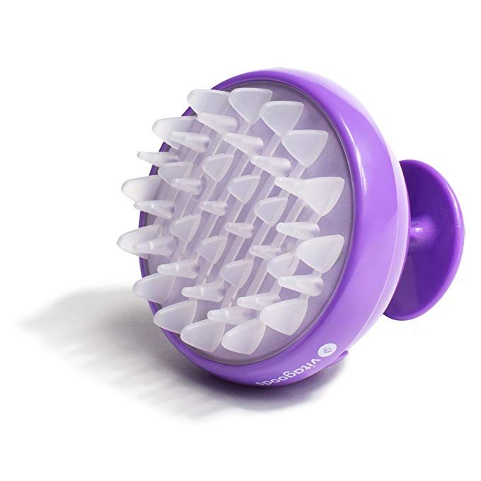 Vitagoods Scalp Massaging Shampoo Brush, Purple