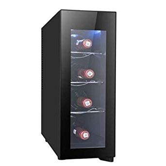 RCA 4 Bottle Wine Fridge, (RFRW041), Black