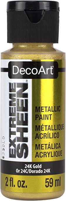 DecoArt 2 Ounce, 24K Gold Extreme Sheen Paint