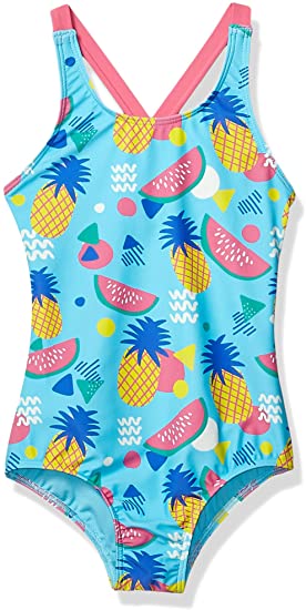 Spotted Zebra Girls' One-Piece Swimsuit