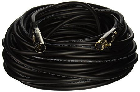 Monoprice 104757 75-Feet Premier Series XLR Male to XLR Female 16AWG Cable