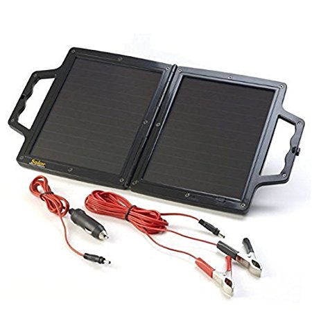 Visua Briefcase Style fold up Solar Battery Trickle charger (2 Watt)