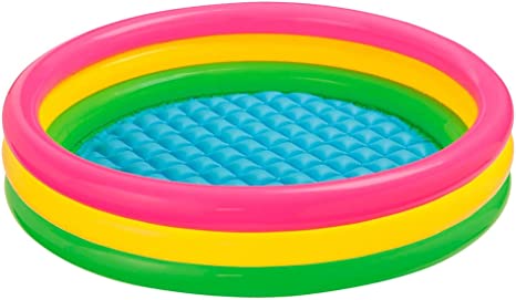 INTEX Piscine 3 Boudins Fond gonflable