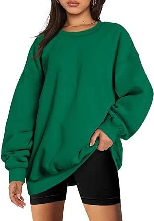 Trendy Queen Sweatshirts for Women Hoodies Oversized Crewneck Tops Sweaters Comfy Fall Winter Outfits Clothes 2024 Fashion