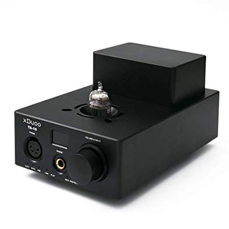 Xduoo TA-10 AK4490 XMOS USB DSD DAC 12AU7 Tube Headphone Amplifier AUX Input USB Digital Interface