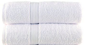100% Cotton 700 GSM Premium Bath Towel Set for Hotel and Spa - Maximum Absorbency and Softness by Mayfair Linen( Pack of 2)