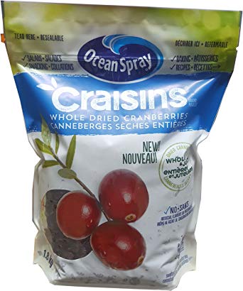 Ocean Spray Craisins Dried Cranberries, 1.8 Kg