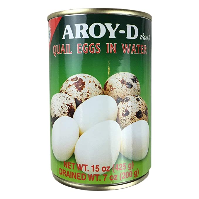 Aroy-D Quail Eggs in Water 15 oz - Pack of 6