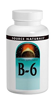 Source Naturals Vitamin B-6 50mg, Immune System Support, 100 Tablets