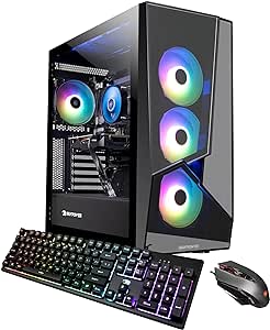 iBUYPOWER Pro Gaming PC Computer Desktop - SlateMR 1004 (Intel Core i3-10105F 3.7GHz, Nvidia GeForce GTX 1650 4 GB, 8GB DDR4, 480 GB SSD, RGB Fans, WiFi Ready, Windows 11 Home) (Renewed)