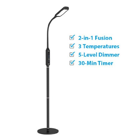 Trond led deals gooseneck floor lamp