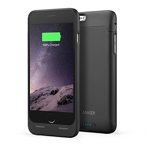 iPhone 6s Battery Case [Apple MFi Certified] Anker Ultra Slim Extended Battery Case for iPhone 6 (2014) / iPhone 6s (2015) (4.7 inch) with 2850mAh Capacity / 120% Extra Battery (Black)