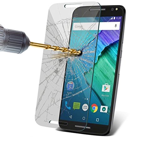 MOTO G4 - Ultra Thin 9H Tempered Glass Screen Protector BY AMPLE®