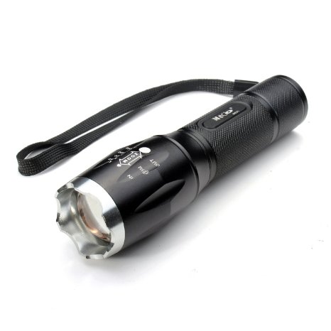 MECOTM ME01 Cree XM-L2 LED Flashlight EDC Focus Zoomable Adjustable Light Torch for Camping Hunting Hiking