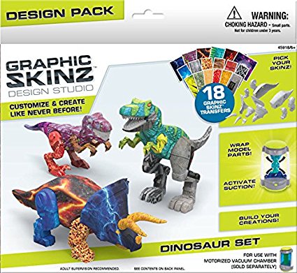 RoseArt Graphic Skinz Design Set Dinosaur set