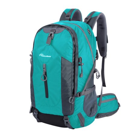 OutdoorMaster Hiking Backpack 50L with Waterproof Backpack Cover