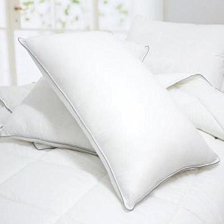 Set of 2-Caress-Polyester Bed Pillows-Filled & Finished in USA-2 Year Warranty Size: King