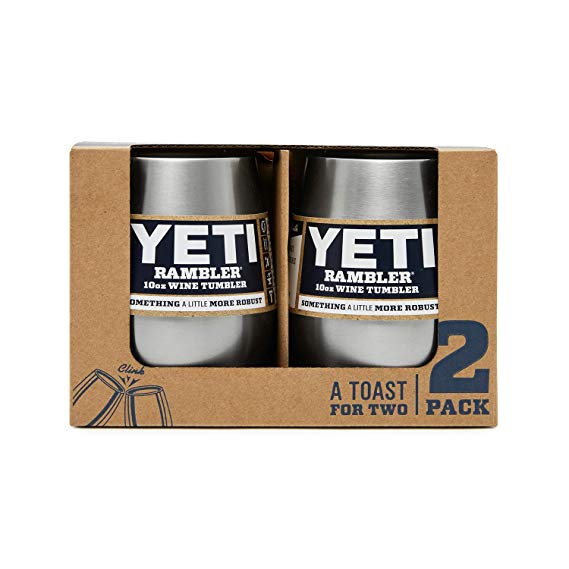 YETI Rambler 10 oz Stainless Steel Vacuum Insulated Wine Tumbler