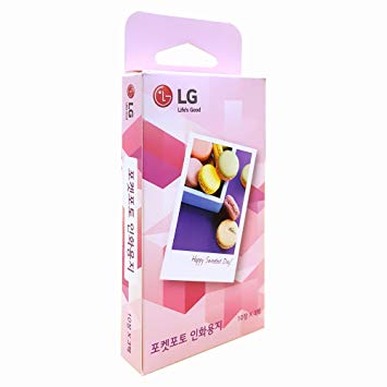 LG Pocket Photo Printing Paper Zink 30 sheet (10 sheet x 3 pack)
