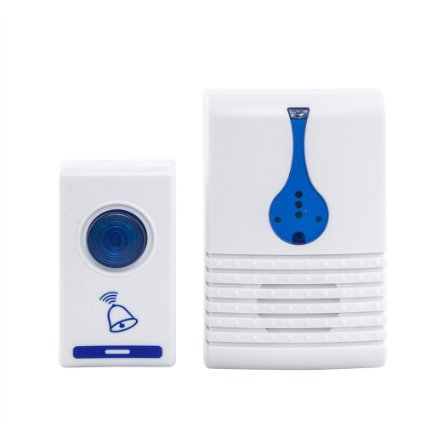 VENSMILE DB-1 Wireless Doorbell Home Cordless Portable 32 Chime 328Ft Range