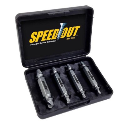 SpeedOut Damaged Screw Extractor and Bolt Extractor Set