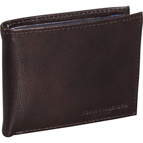 Tommy Hilfiger Men's Leather York Passcase Wallet with Removable Card Case