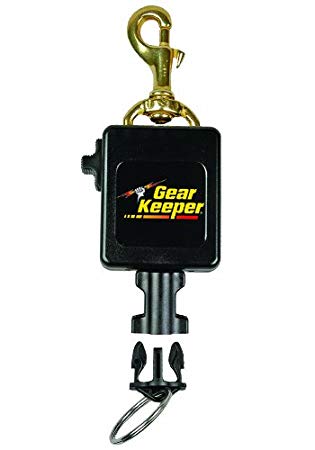 Hammerhead Industries Gear Keeper Locking Scuba Console Retractor – For Securing a Console at the Hip or Chest Area  –  Available in Various Mounting Options  -  Made in USA