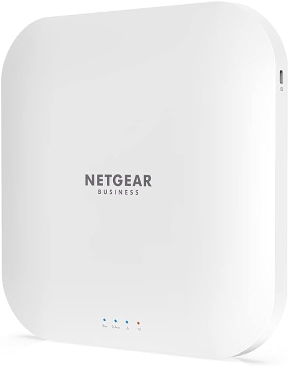 NETGEAR Wireless Access Point (WAX218) | WiFi 6 Dual-Band AX3600 Speed | 1 x 2.5G Ethernet PoE plus Port| WPA3 Security | Create Up to 4 Separate Wireless Networks |Ceiling and Wall Mount