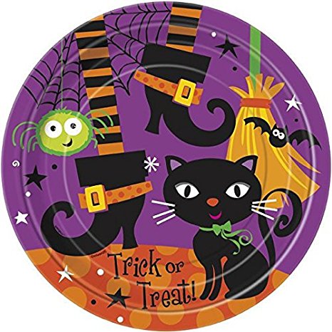 Spooky Boots Halloween Dinner Plates, 8ct