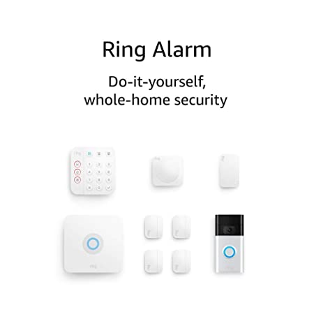 Ring Alarm 8-piece kit (2nd Gen) with Ring Video Doorbell (2nd Gen)