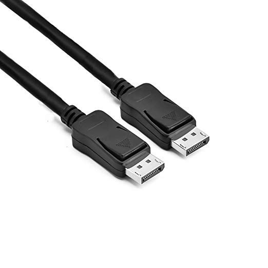 4K DisplayPort DP 1.2 Cable, BolAAzuL DisplayPort to DisplayPort Cord DP Male to DP Male Cable 4K/60 Hz 2K/144Hz with Latches