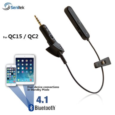 Senitek Bluetooth Adapter for Bose QuietComfort 15 QC15 / QuietComfort 2 QC2 Noise Cancellation Headphone - Enable Bluetooth Function