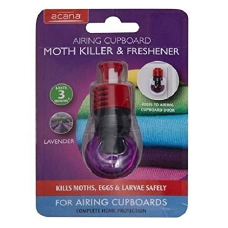 2 X Acana Airing Cupboard Moth Killer & Freshener by Acana