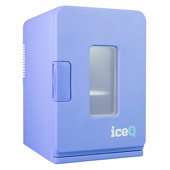 iceQ 15 Litre Deluxe Portable Mini Fridge With Window - Blue