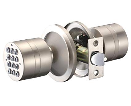 LAYKOR YL-99 Digital Keyless Electronic Door Lock, Satin Nickel