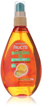 Garnier Skin and Hair Care Fructis Marvelous Oil Frizz Defy 5 Action Hair Elixir for Unruly Hair 5 Fluid Ounce