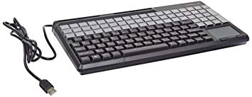 CHERRY G86 LPOS Keyboard w/Touchpad - 17.4" Wide, Black