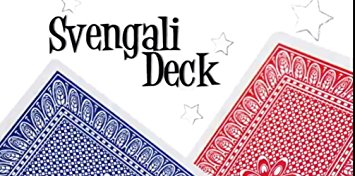 Pro Brand Bridge Size Svengali Deck - Easy Magic Card Tricks - Red or Blue