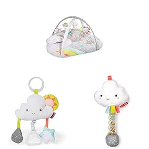 Skip Hop Silver Lining Cloud Activity Gym & Infant Toy Gift Set Gift Set