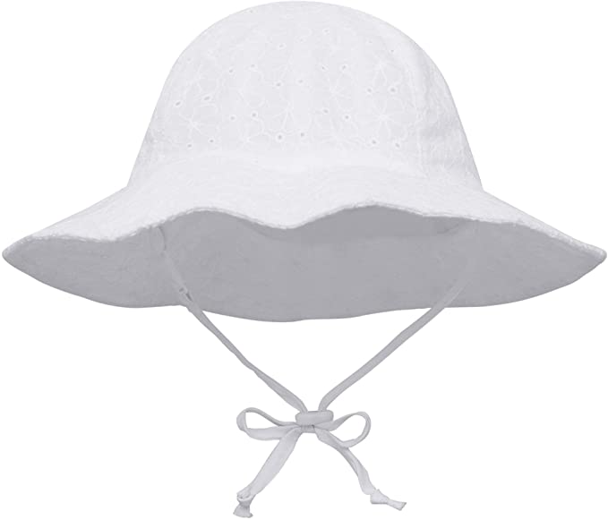 SimpliKids UPF 50  UV Ray Sun Protection Wide Brim Baby Sun Hat