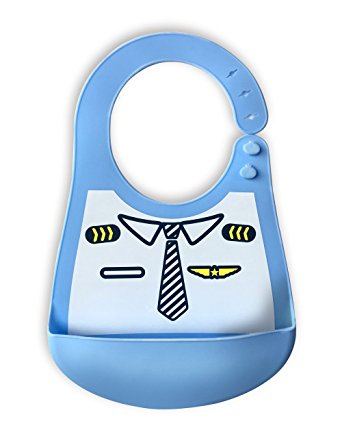 Baby Waterproof Bibs Silicone Bib for Babies and Toddlers with Various Styles