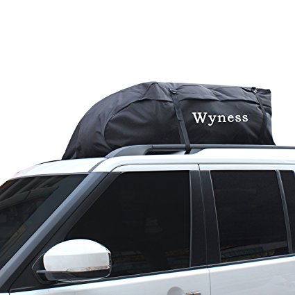 Wyness Waterproof Dustproof Skid Oxford Cloth Car Top Carrier Cargo Bag (15 Cubic Feet)
