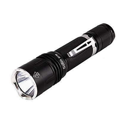 Torch Light Sofirn SF36 1100 Lumens High Power Outdoor Camping LED Torch Lantern Cree V6 LED Flashlight Small Compact Pocket IPX8 Waterproof Clip 5 Modes With Rechargeable 18650 Battery & USB Charger