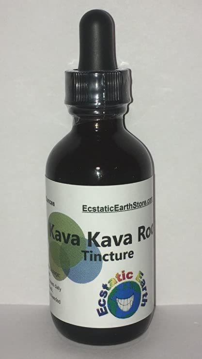 Organic Kava Kava Tincture ~ 4 Ounce Bottle ~