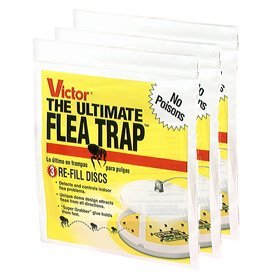 Victor Ultimate Flea Trap Refills 3 Pack (9 Traps Total)